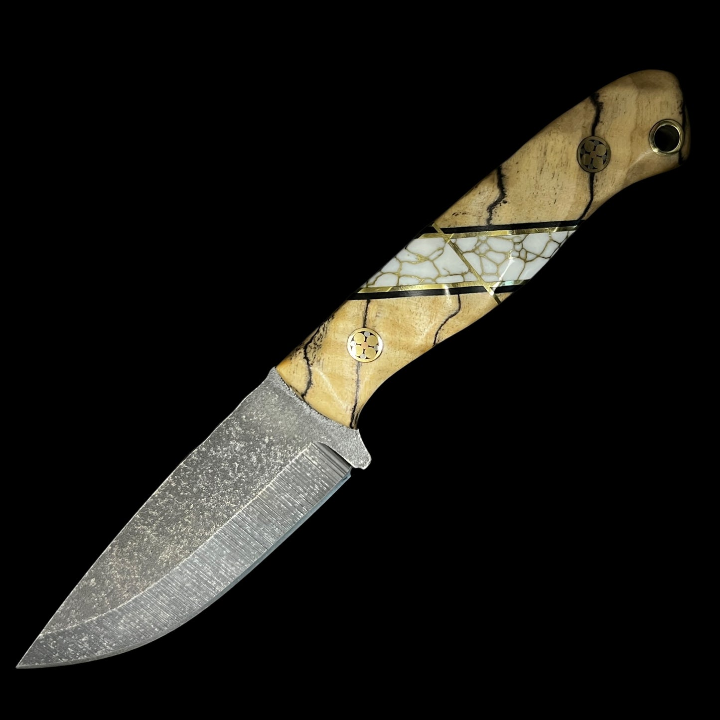 Magnacut Micro Fieldcraft- Hickory/ Gold Webbed Tru stone/ Brass.