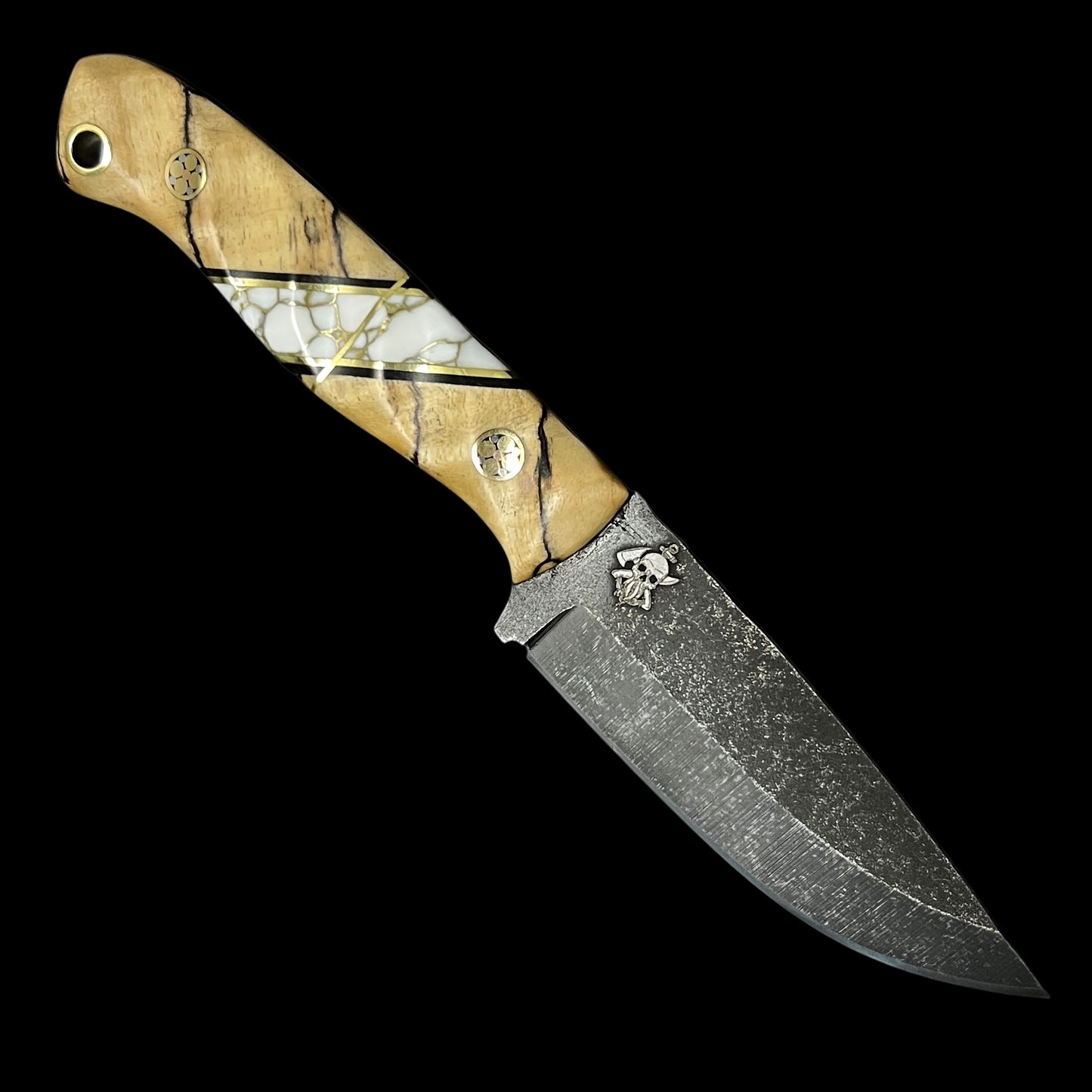 Magnacut Micro Fieldcraft- Hickory/ Gold Webbed Tru stone/ Brass.