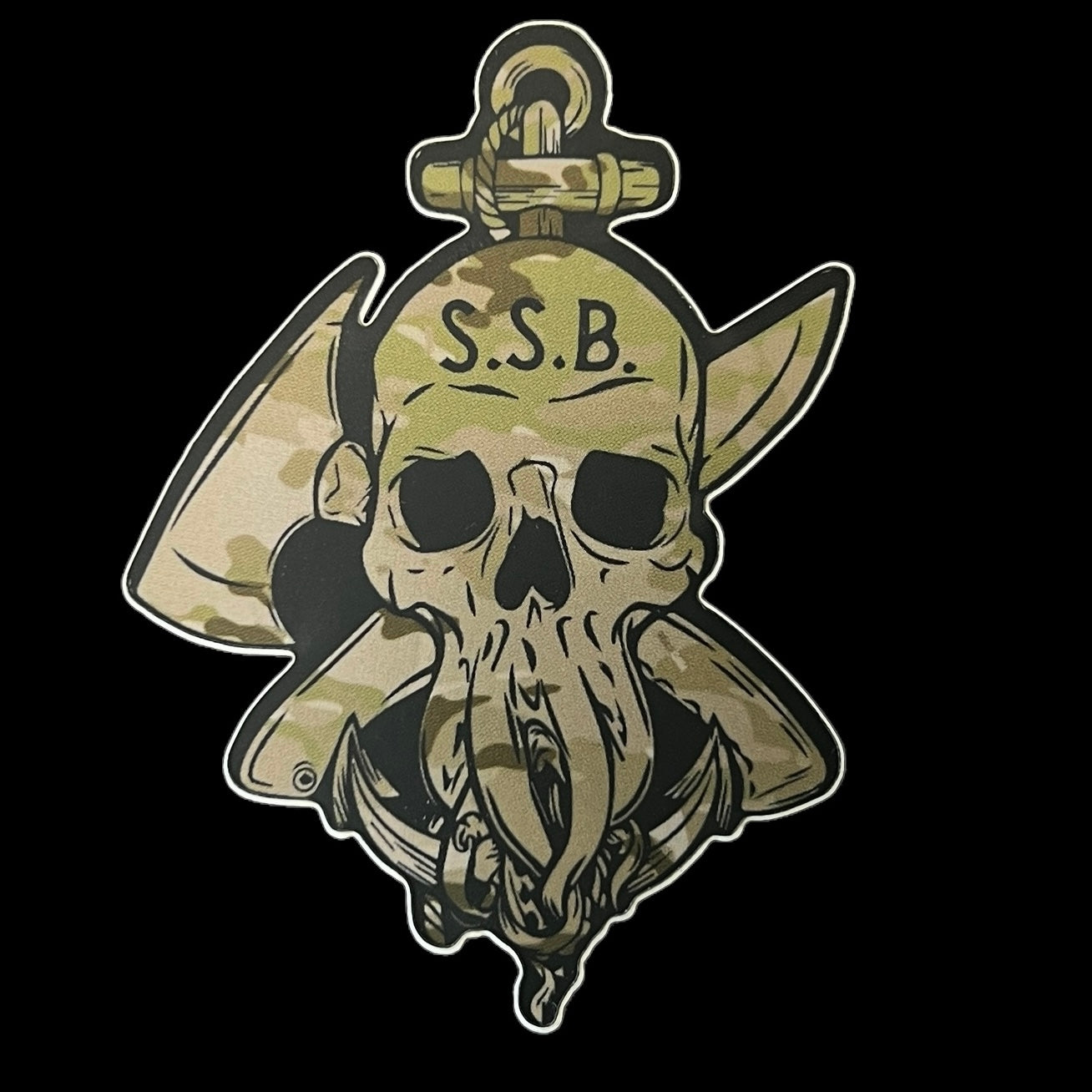 SSB Arid Multicam Kraken Sticker
