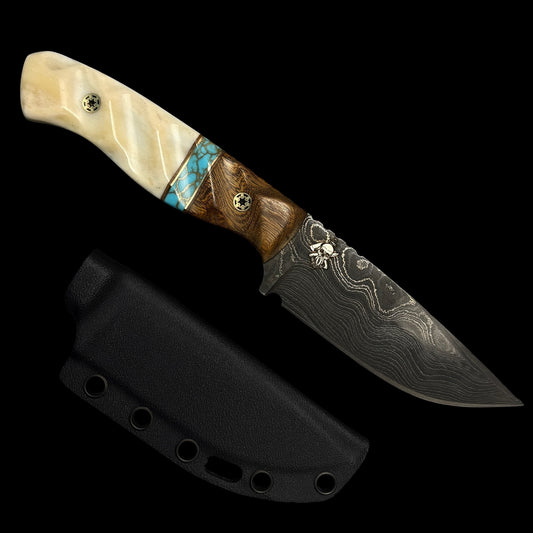 FIELDCRAFT- Iron Wood/ Brass/ Natural Micarta/ Camel bone