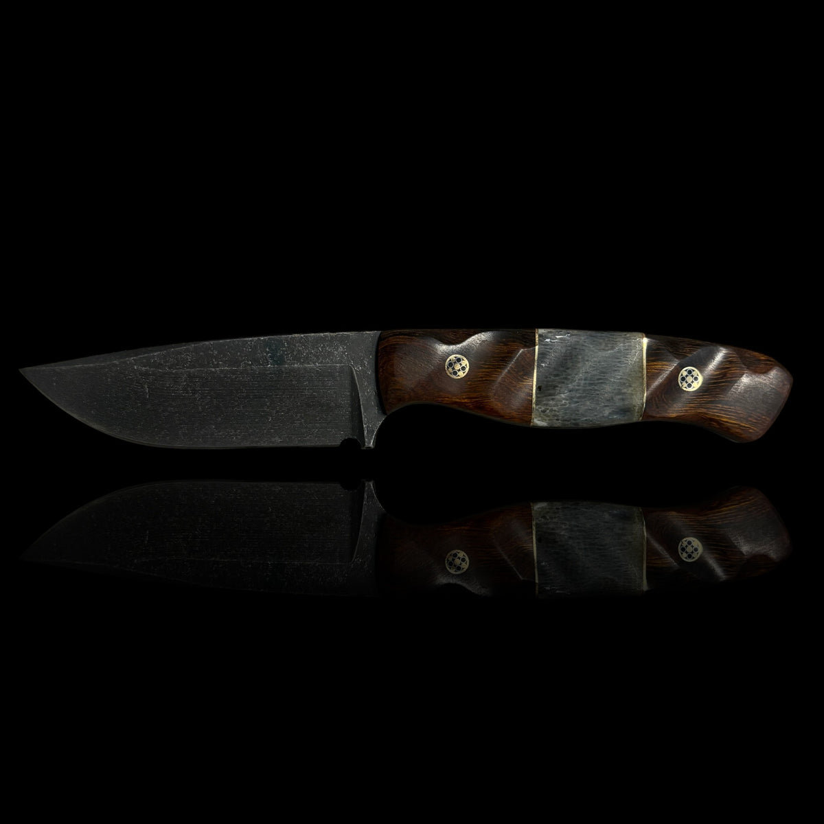 Human Tibia Bone FIELDCRAFT- Iron Wood/ Brass/ Human Trabecular Bone & Clear Resin