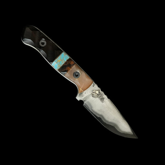 SAN MAI MICRO FIELDCRAFT- RAMS HORN/IRONWOOD/ GOLD WEBBED TURQUOISE/ IRON WOOD