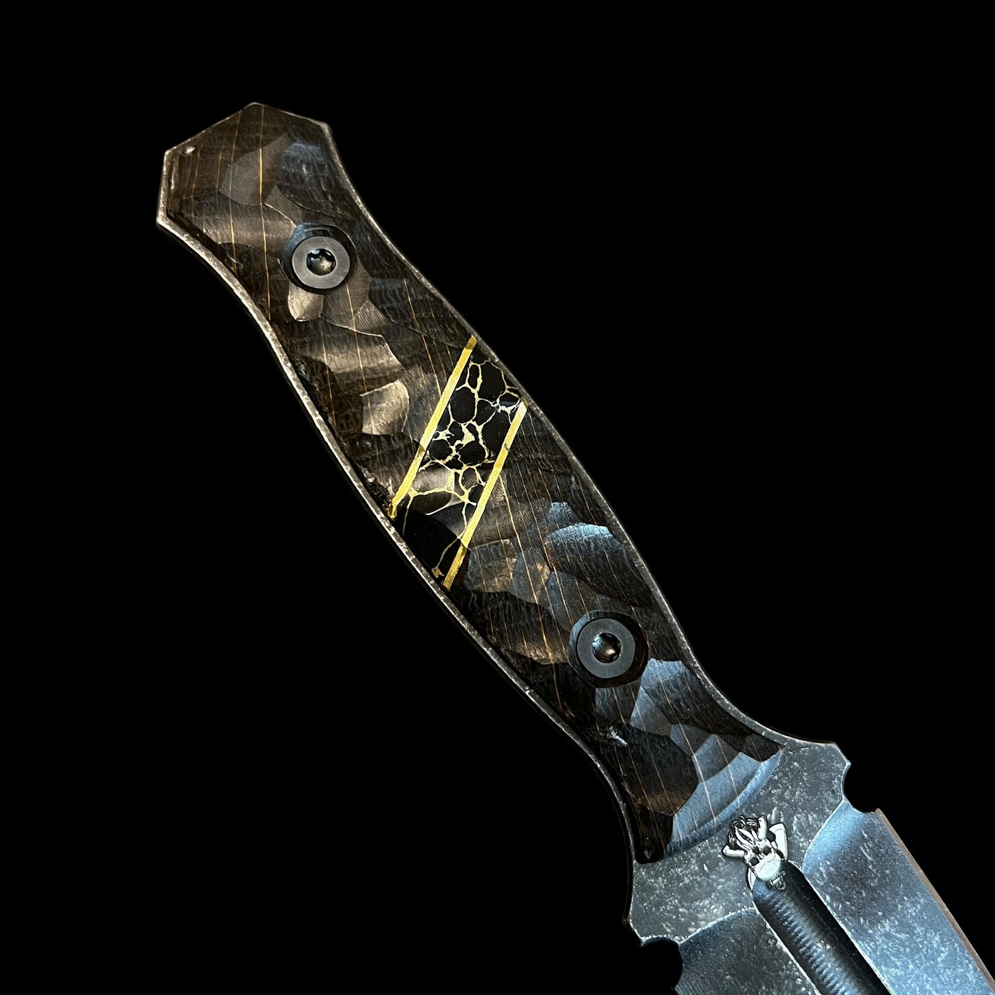 SEA SYKES- DANISH OAK/ Brass/ Gold Webbed Tru stone