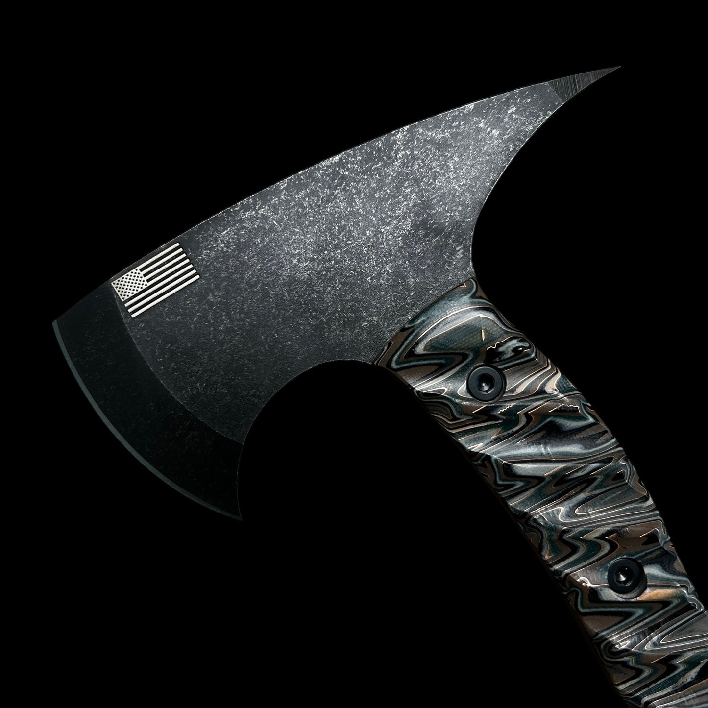 Crash Axe- Copper infused Camo Carbon Fiber.